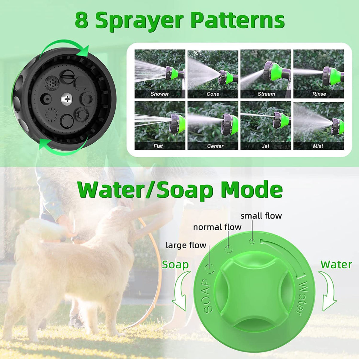 Pet Dog Wash Outdoor, High-Pressure Pet Shower